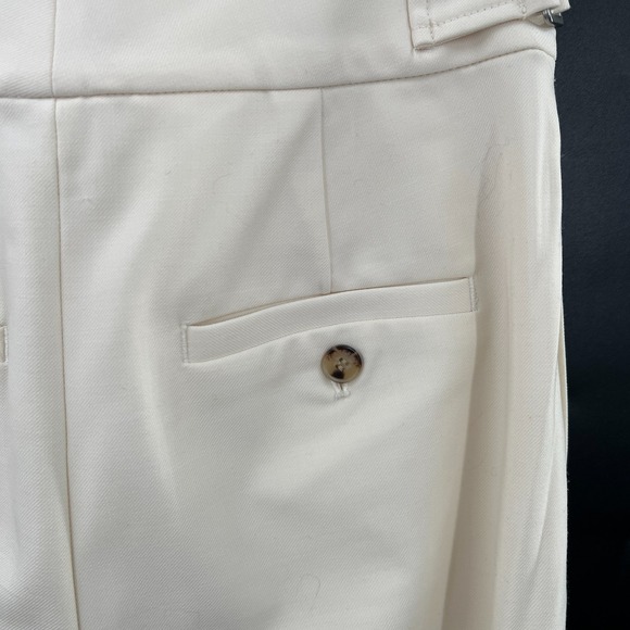 Club Monaco blogger favorite pleated cuffed wool trouser pants quiet luxury 0 - Picture 8 of 14